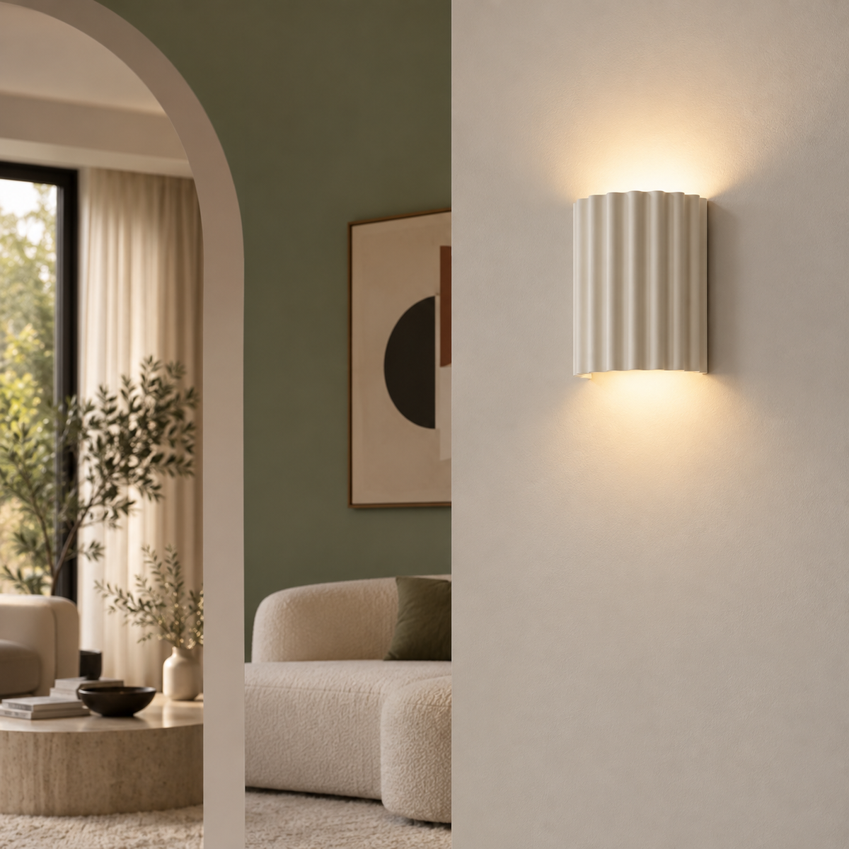 Applique Murale Design Cannelée | Riss