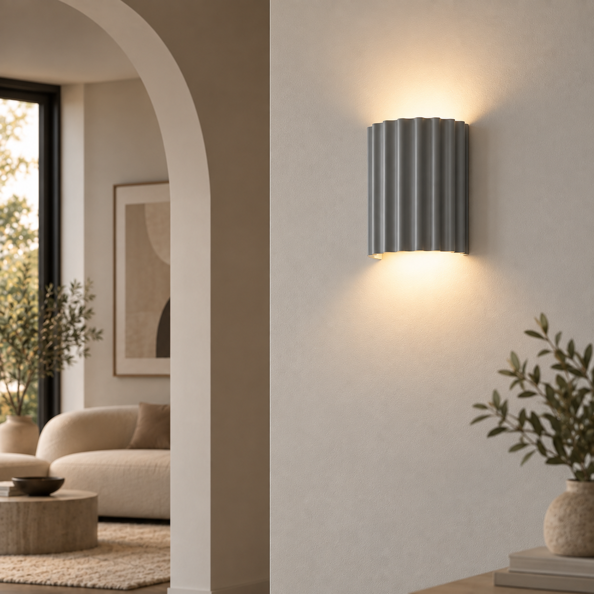 Applique Murale Design Cannelée | Riss