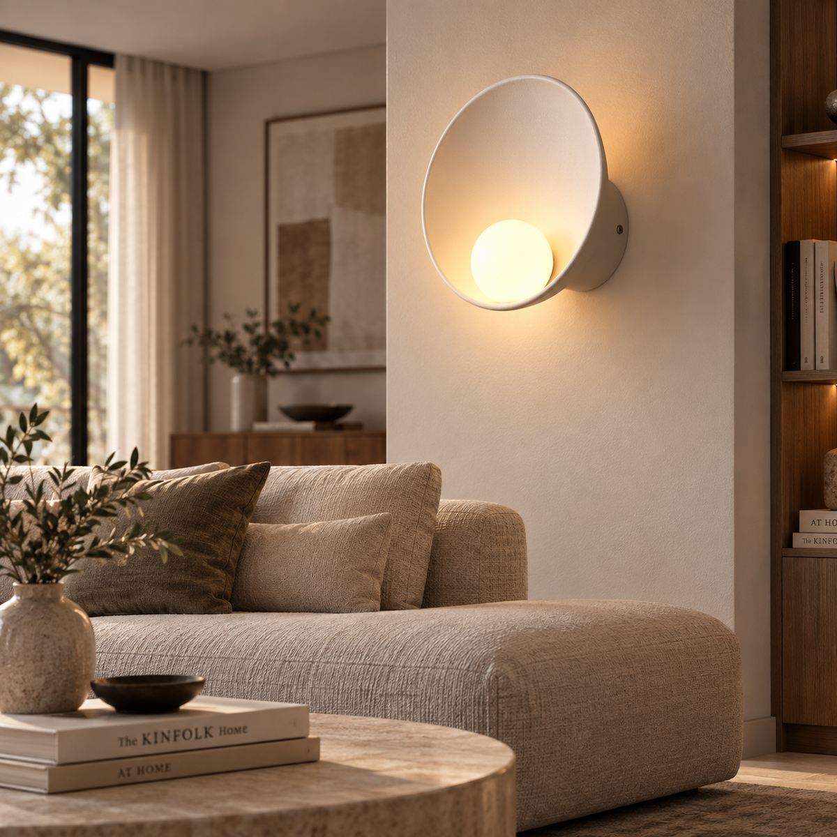 Applique Murale Design Disque et Boule | Nyx