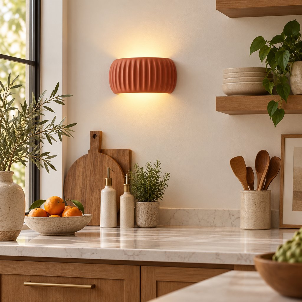 Applique Murale Design en Résine Crème | Crémea