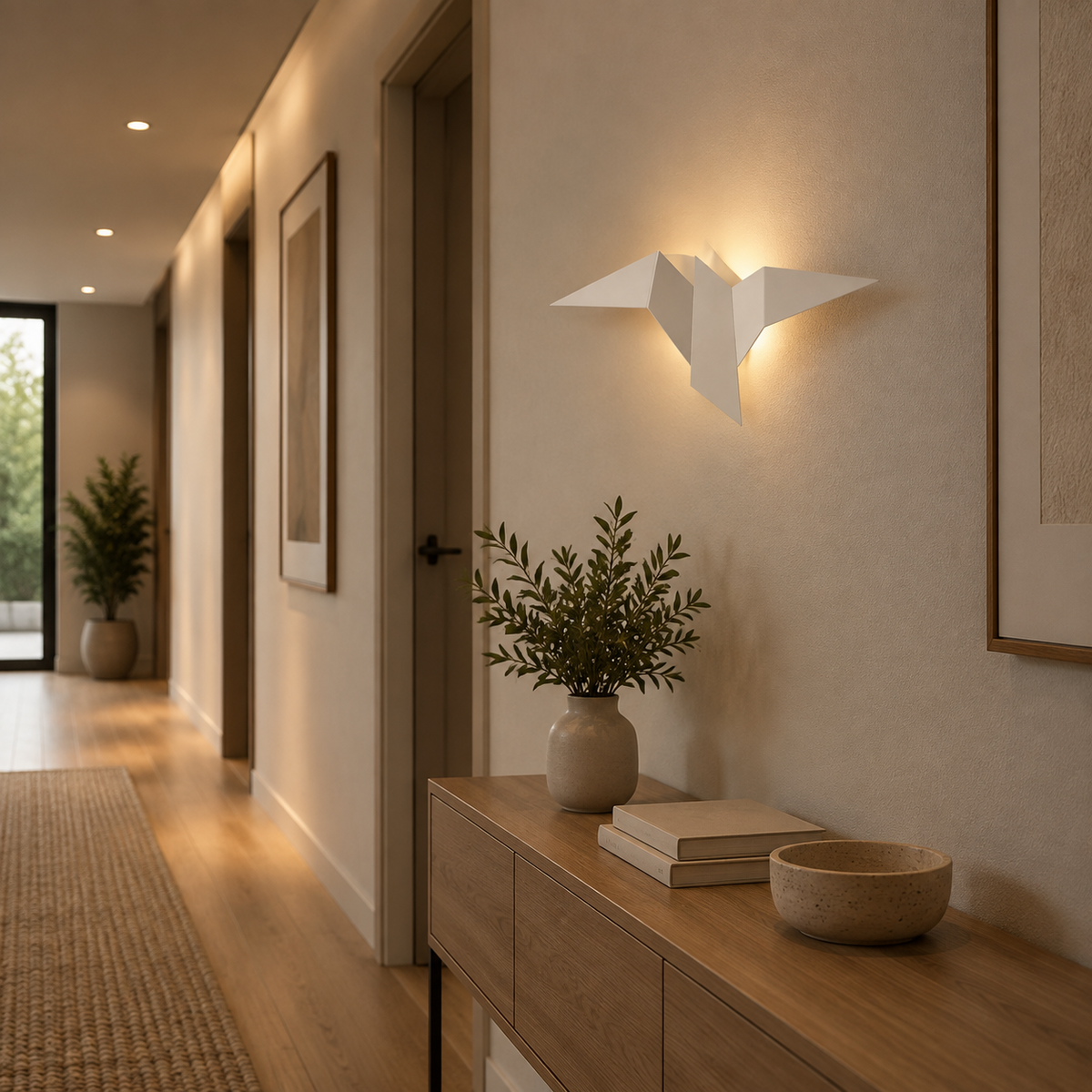 Applique Murale Design Oiseau Origami | Aria