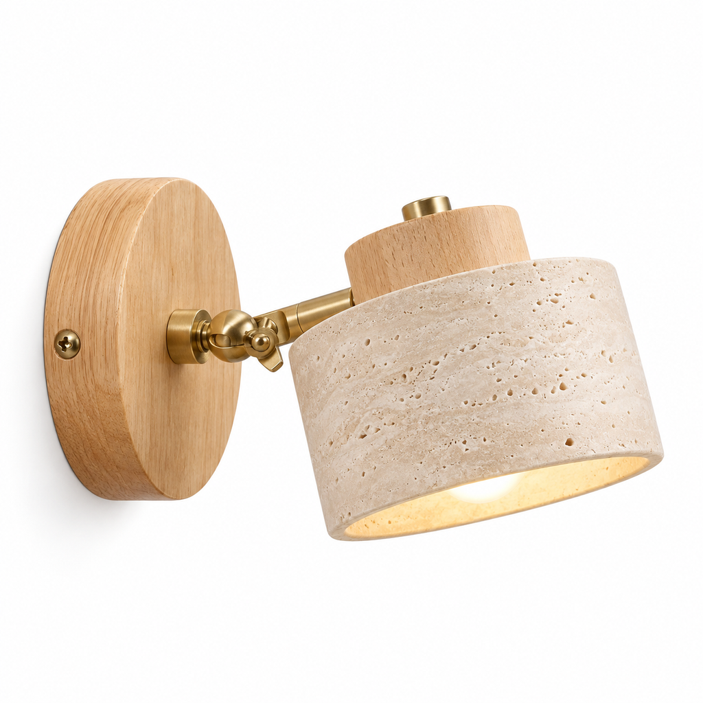 Applique Murale Scandinave Bois avec Interrupteur | Sylva