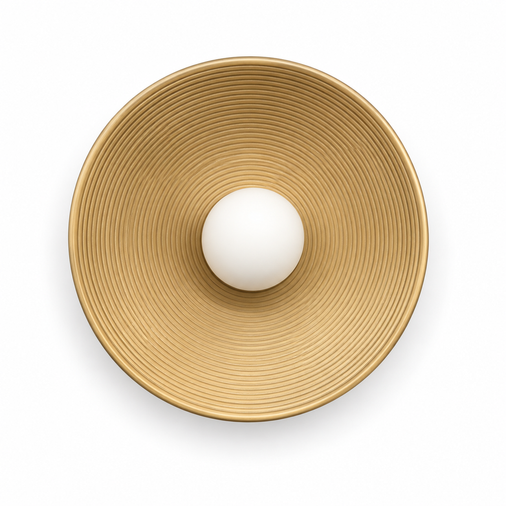 Applique Murale Scandinave Ronde en Résine | Wabia